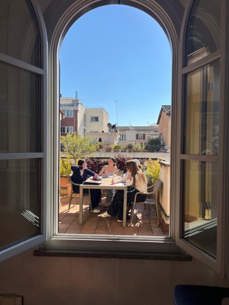 Lounge Externo - IH Roma Dilit Rome International House Rome